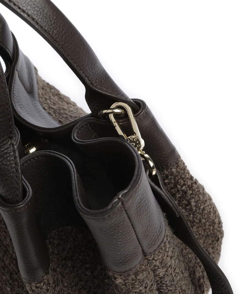 Abro Boucle´ Essential Medium Handtasche dark brown