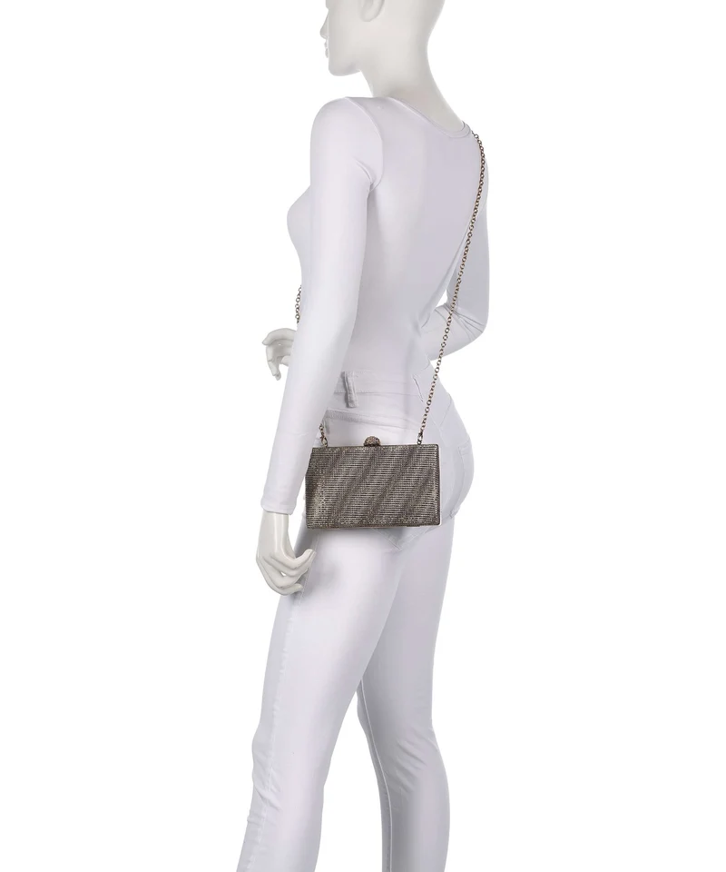 Kurt Geiger Kensington Crystal Clutch beige