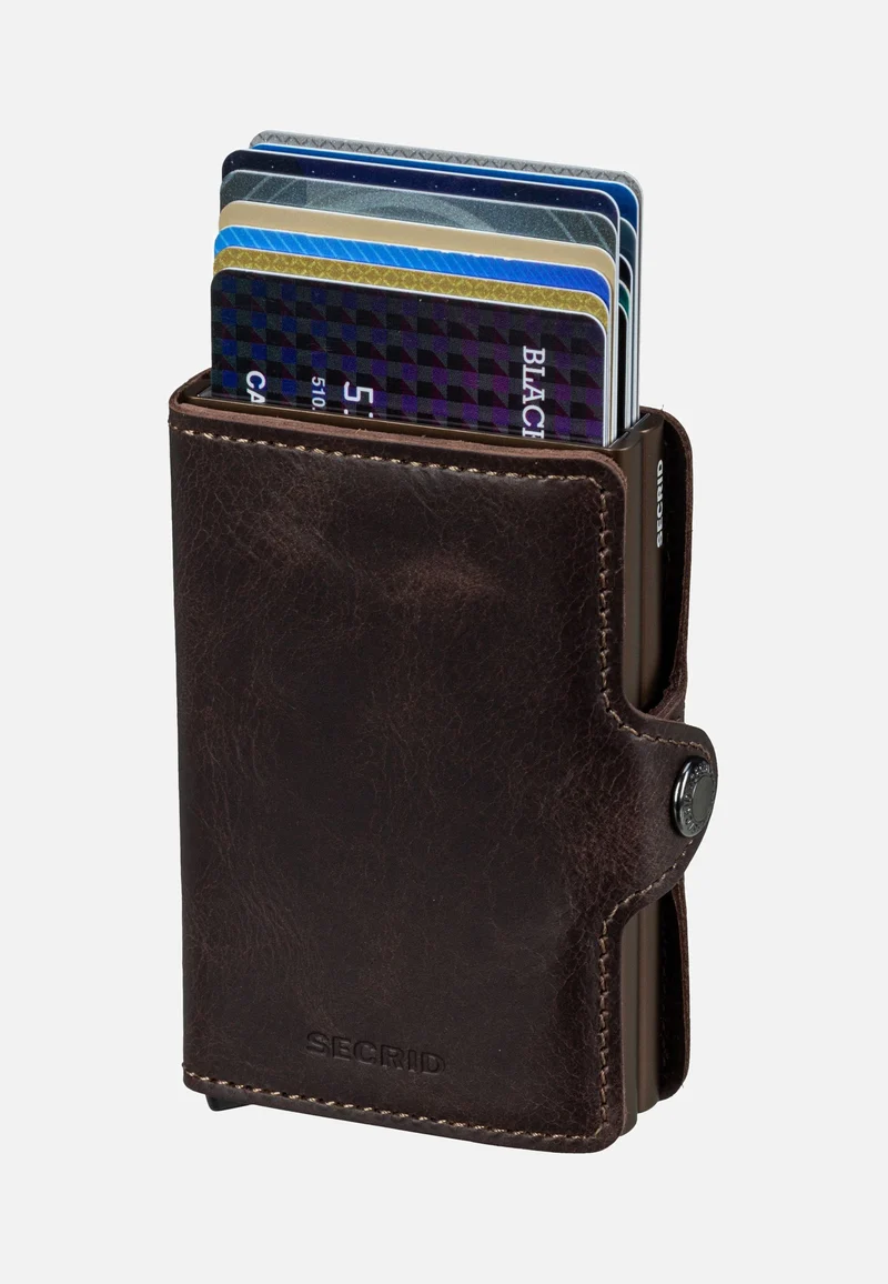 Twinwallet Vintage Chocolate - Portemonnaie
