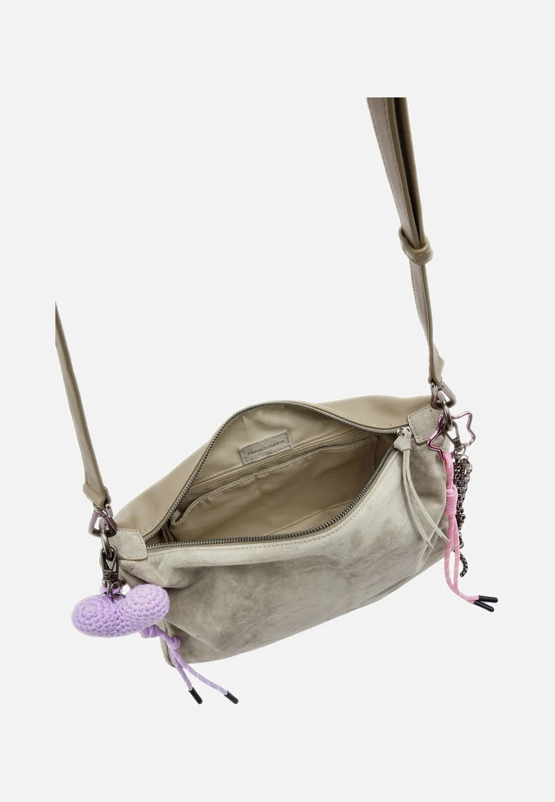 Beautiful Mess Shoulderbag Taupe - Schultertasche