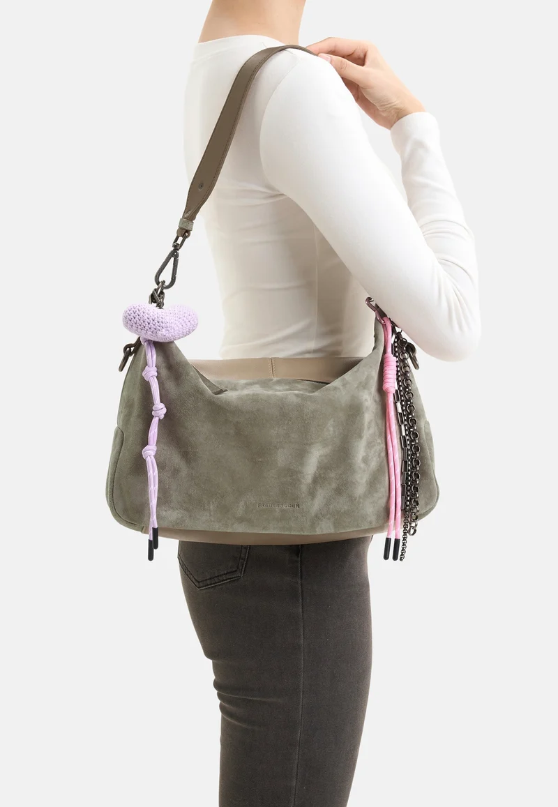 Beautiful Mess Shoulderbag Taupe - Schultertasche