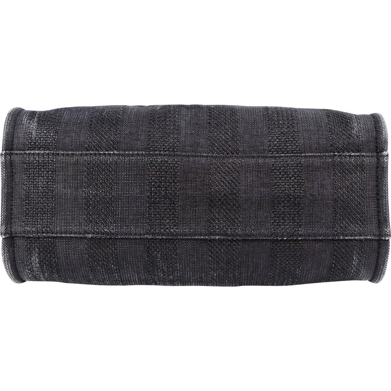 Chanel Bleu Tweed Deauville Tote Shoulder Bag
