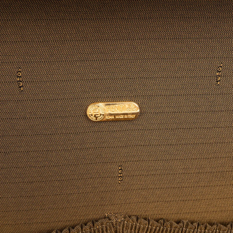 Fendi Monogram Zucca Canvas Vintage Suitcase Koffer