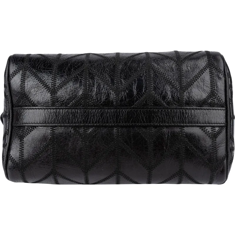 Miu Miu Vitello Shine Lux Stitched Small Bauletto Handbag