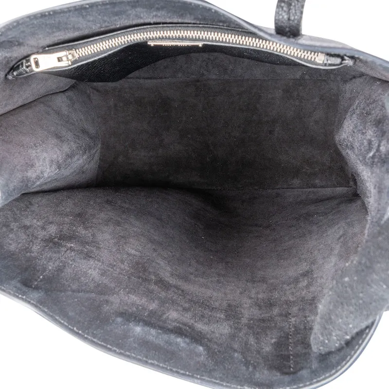 Miu Miu Grained Leather Shopping Tote Shoulder Bag