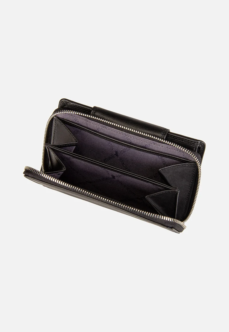 Golf RFID Zip-Wallet M 15Cs Black - Portemonnaie