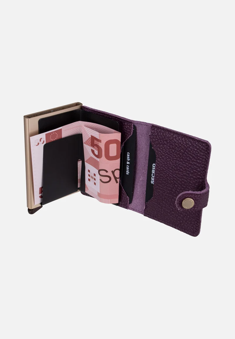 Miniwallet Pebble Grape - Portemonnaie