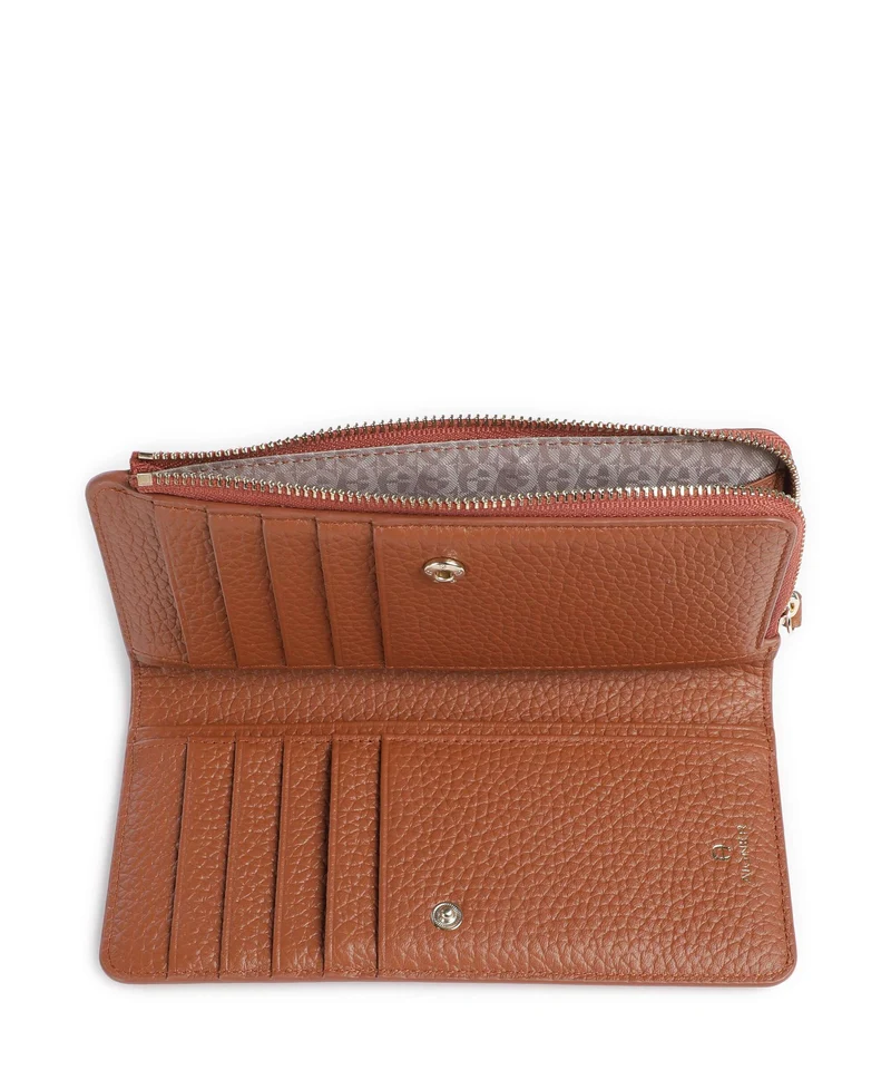 Aigner Carré Soft Geldbörse cognac brown