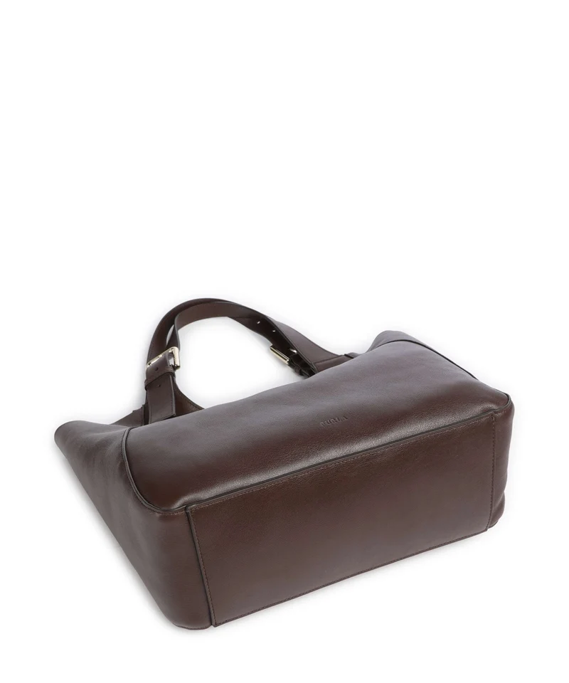 Furla Dora M Shopper dark cioccolato