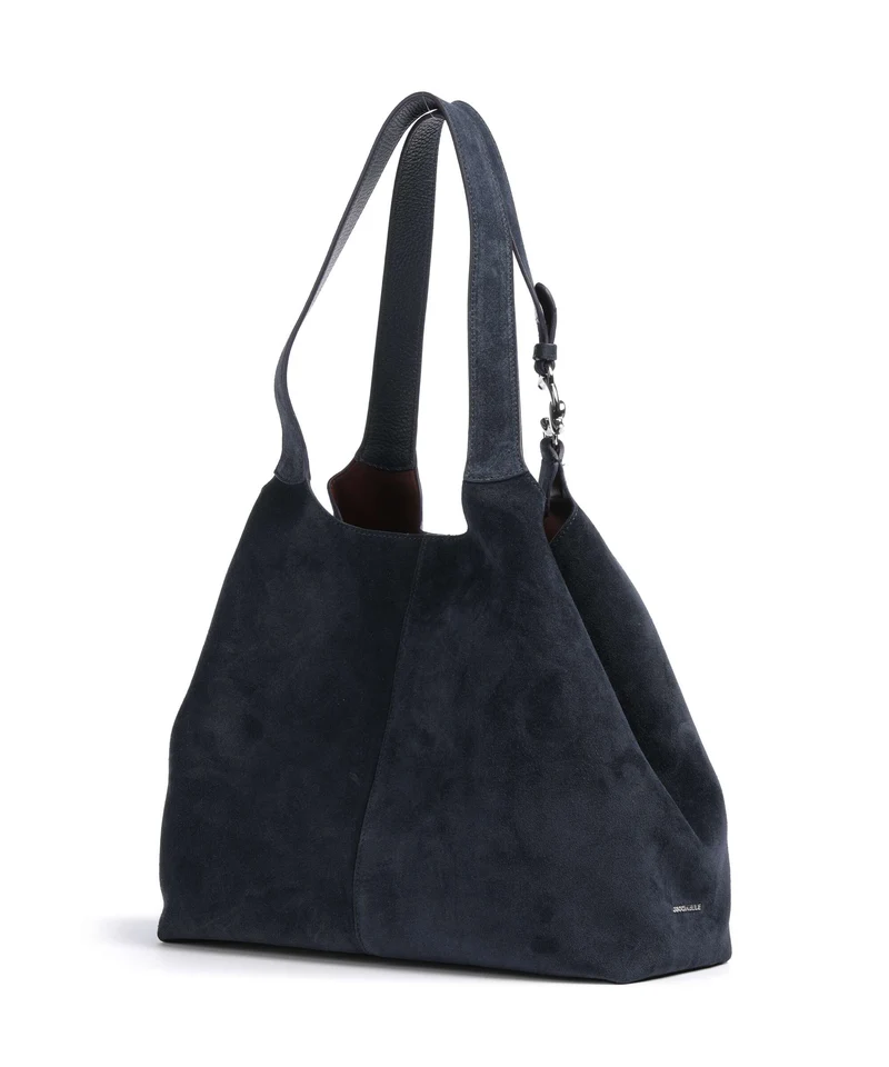 Coccinelle C-Easy Suede Beuteltasche midnight blue