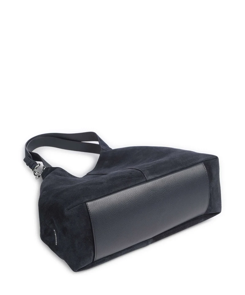 Coccinelle C-Easy Suede Beuteltasche midnight blue