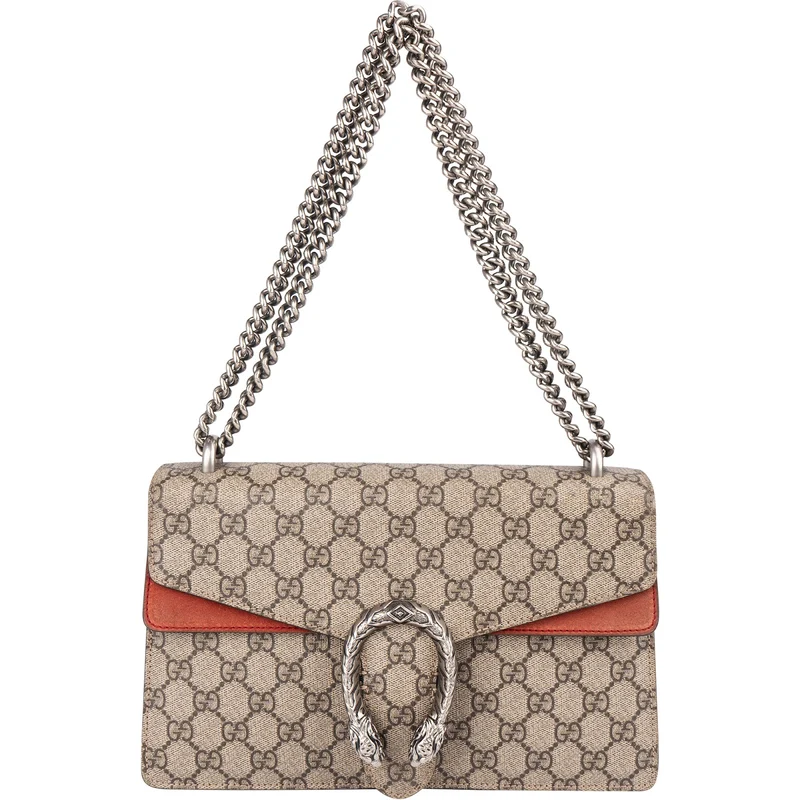 Gucci Monogram GG Supreme Canvas Dionysus Shoulder Bag