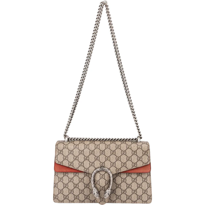 Gucci Monogram GG Supreme Canvas Dionysus Shoulder Bag