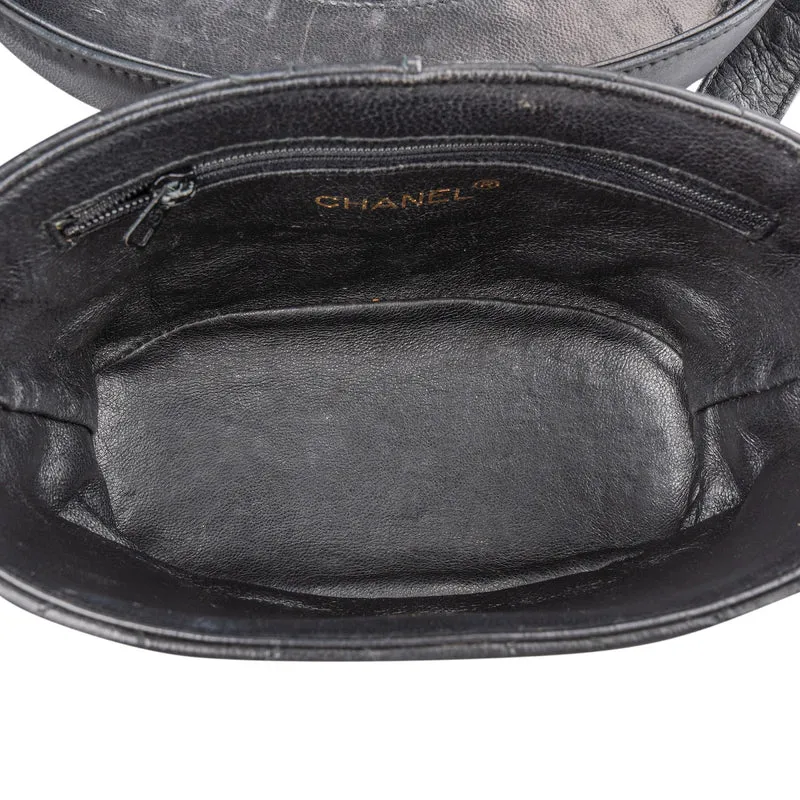 Chanel Quilted Lambskin Tassel Vanity Case Crossbody Bag