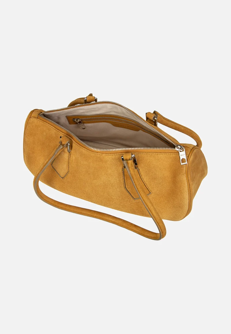 Cecile Satchel M Suede Honey Suede - Bucket Bag