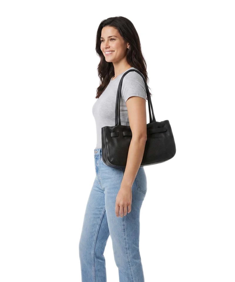 Abro Dalia Jill Schultertasche black/gold