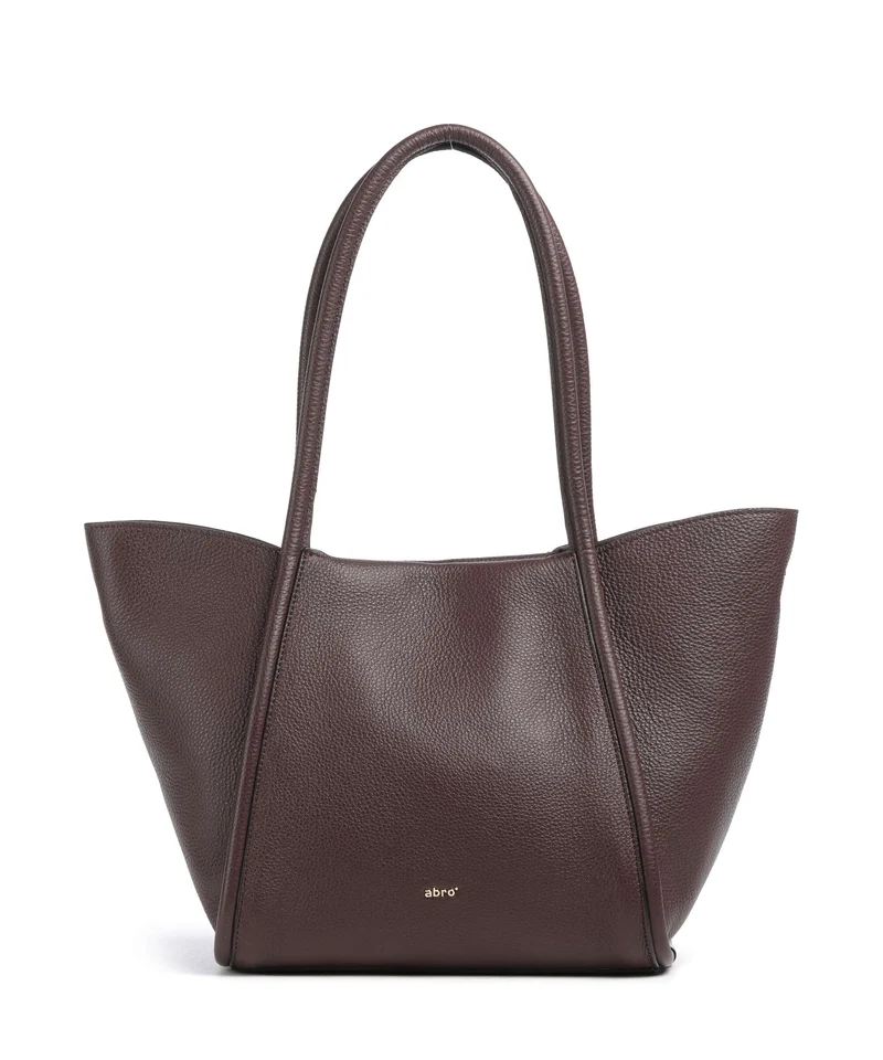 Abro Agave Willow Small Shopper burgundy