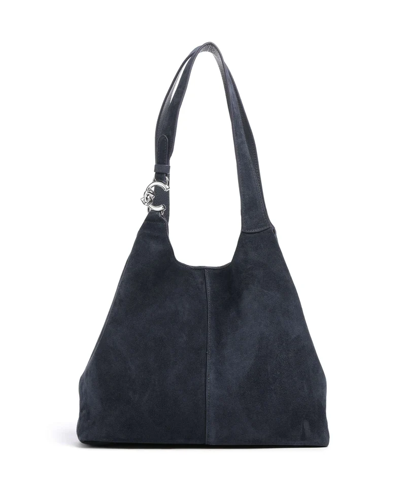 Coccinelle C-Easy Suede Beuteltasche midnight blue