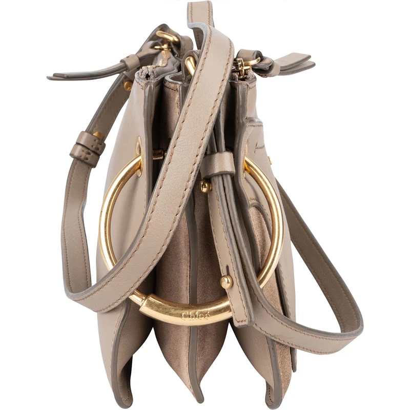 Chloé Leather and Suede Roy Crossbody Bag