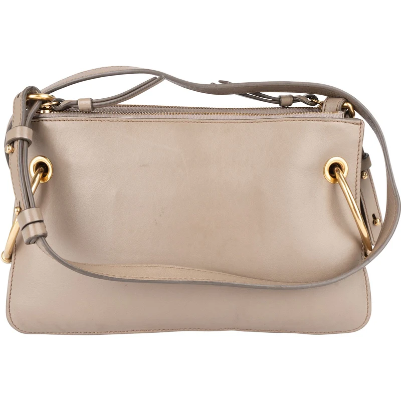 Chloé Leather and Suede Roy Crossbody Bag