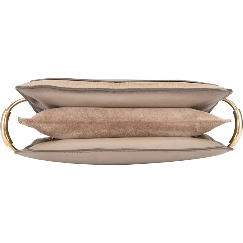 Chloé Leather and Suede Roy Crossbody Bag