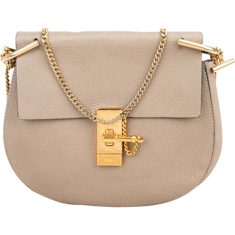 Chloé Grained Leather Drew Small Crossbody Bag