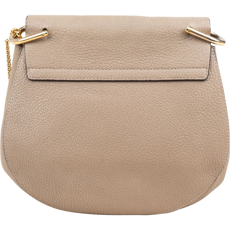 Chloé Grained Leather Drew Small Crossbody Bag