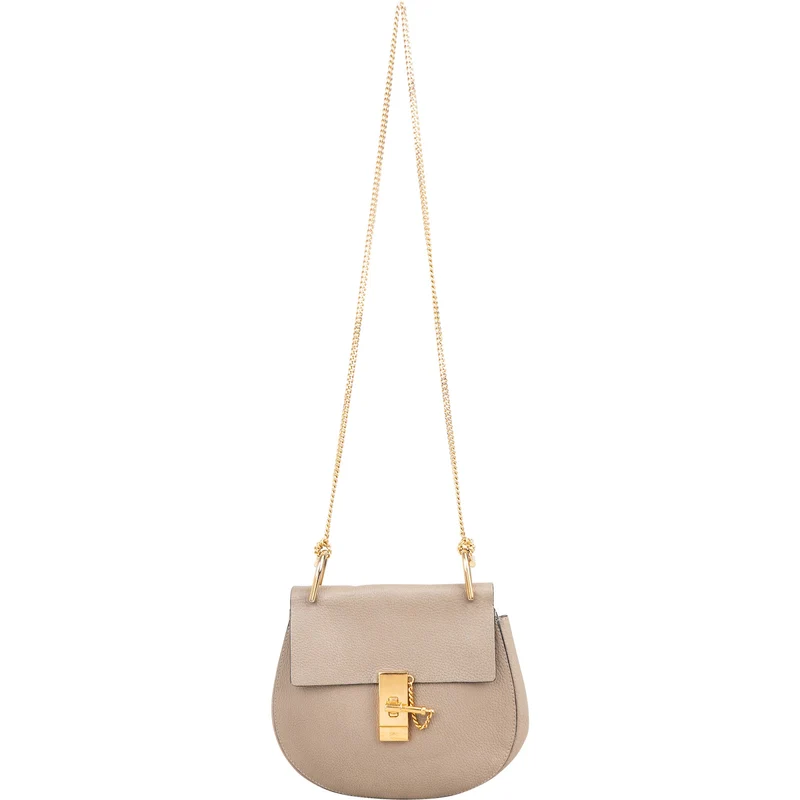 Chloé Grained Leather Drew Small Crossbody Bag