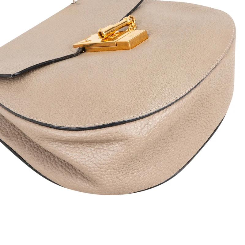 Chloé Grained Leather Drew Small Crossbody Bag