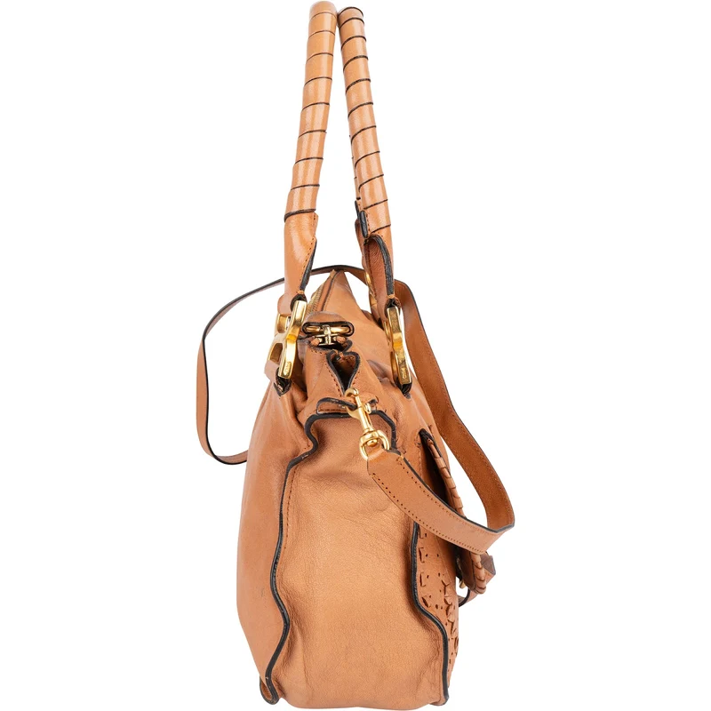 Chloé Woven Leather Marcie Shoulder Bag
