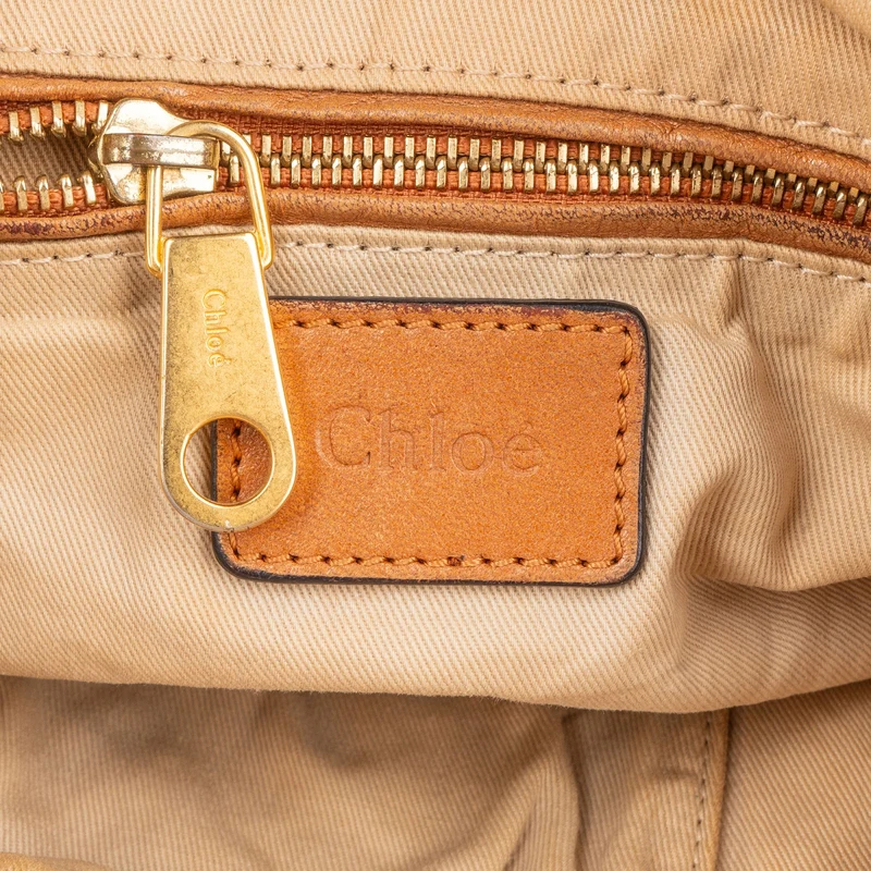 Chloé Woven Leather Marcie Shoulder Bag