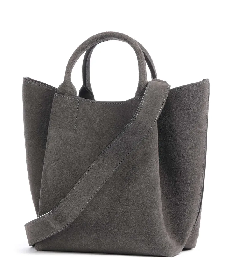 Abro Suede Essential Small Handtasche grey