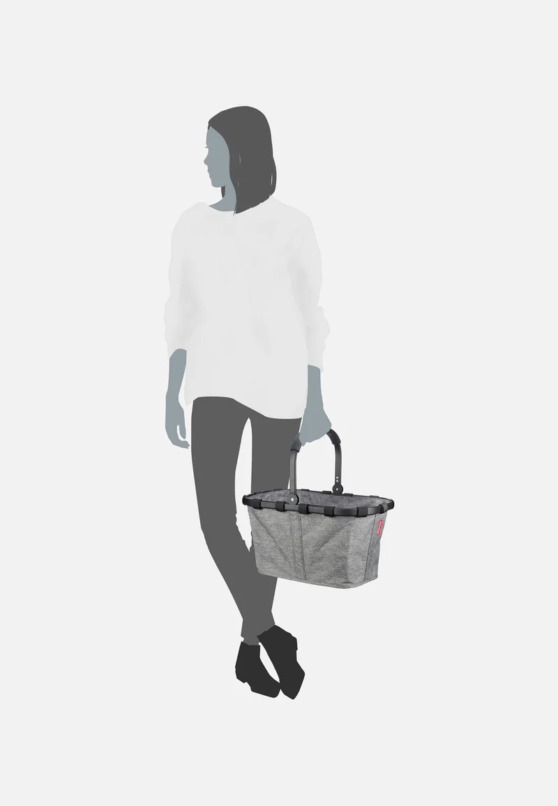 Carrybag Frame Twist Silver - Einkaufskorb
