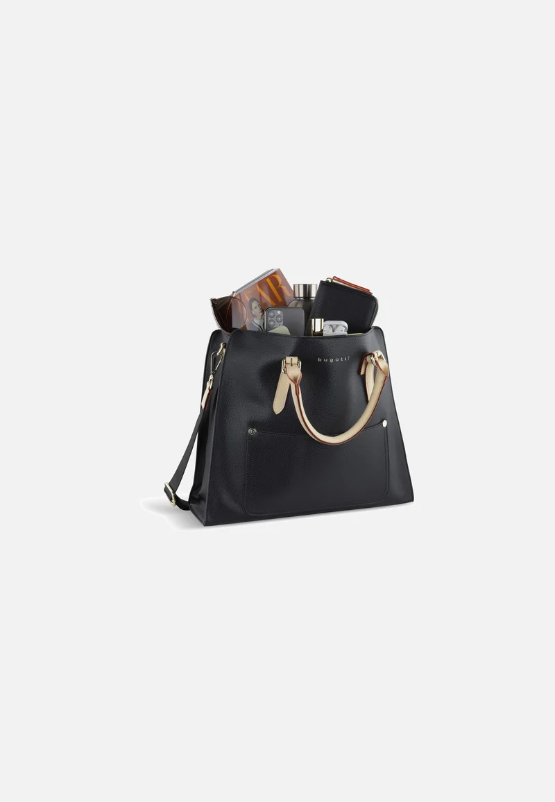 Ella Top Handle L Schwarz - Tote Bag