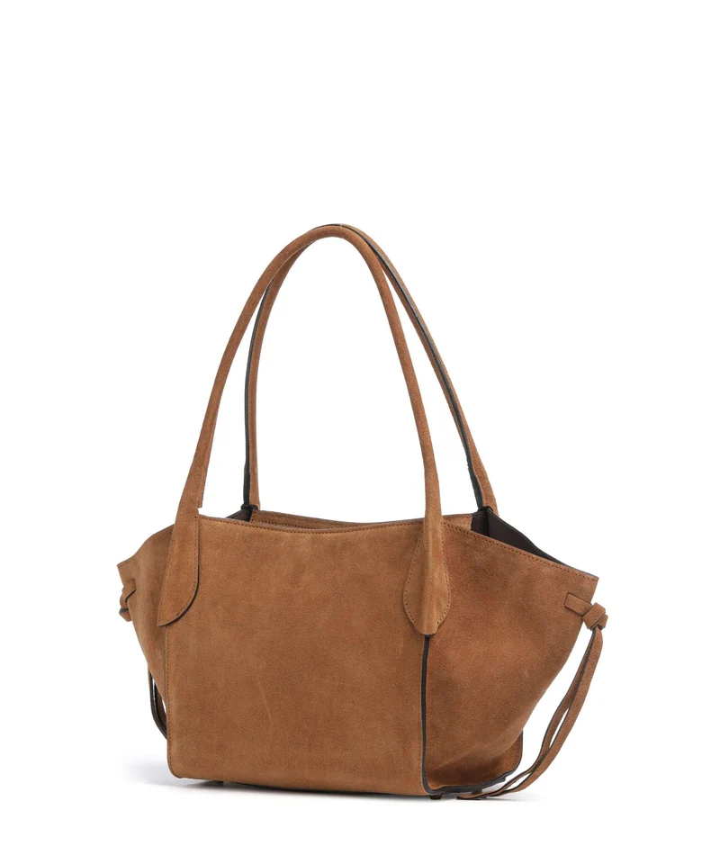 Abro Suede Vibe Small Schultertasche cuoio