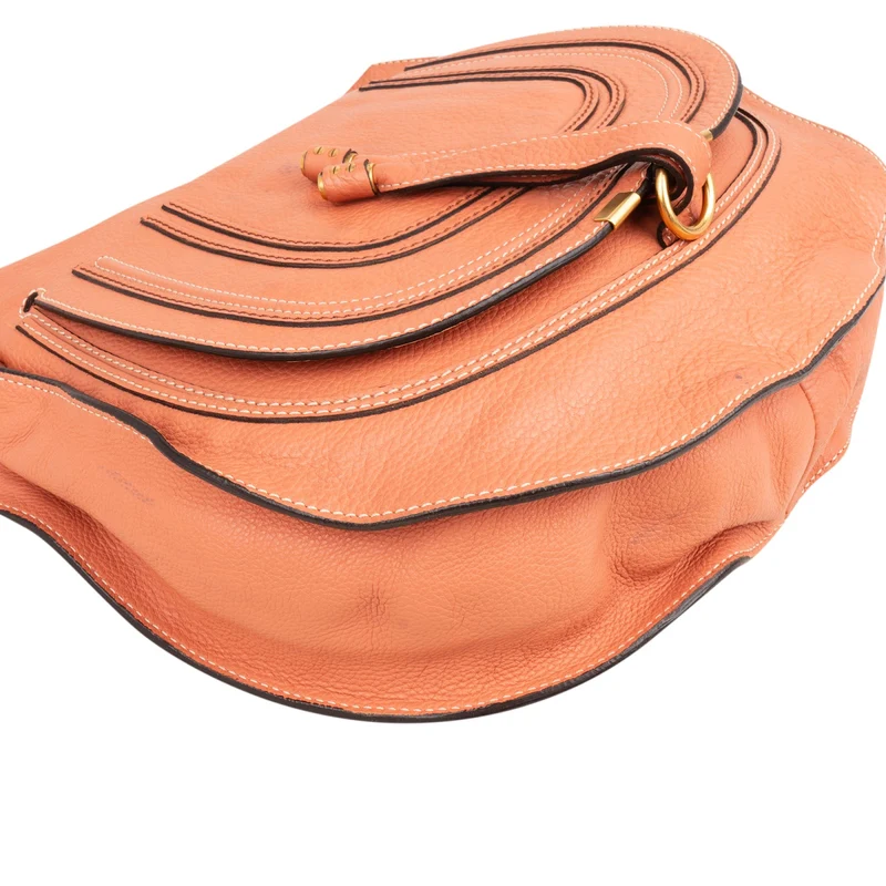 Chloé Grained Calfskin Marcie Hobo Shoulder Bag