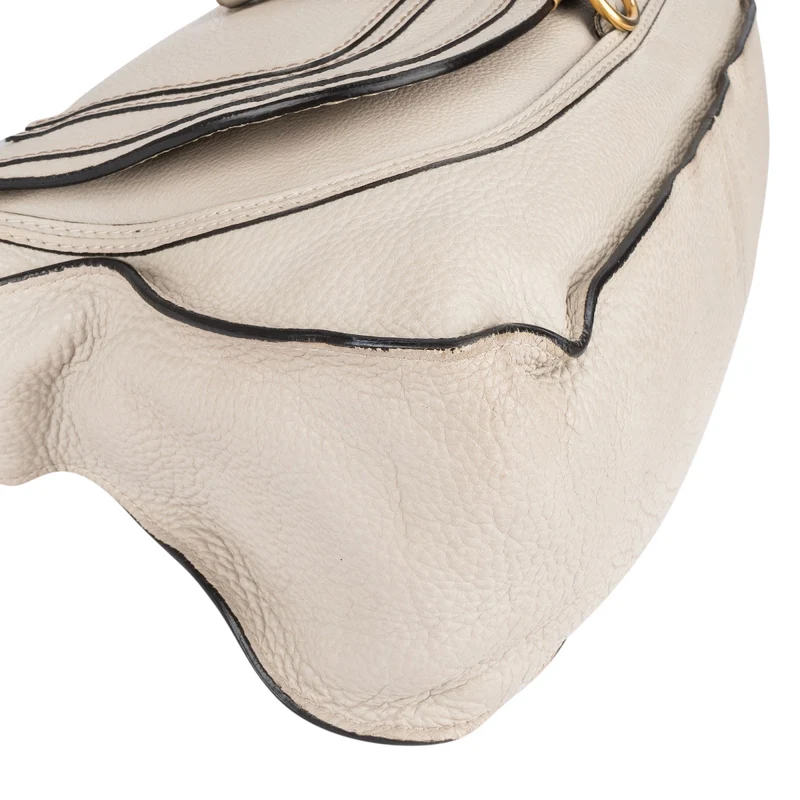 Chloé Grained Leather Marcie Satchel Handbag