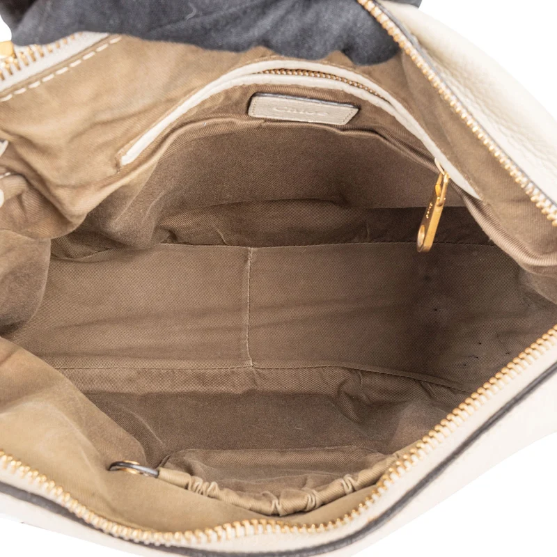 Chloé Grained Leather Marcie Satchel Handbag
