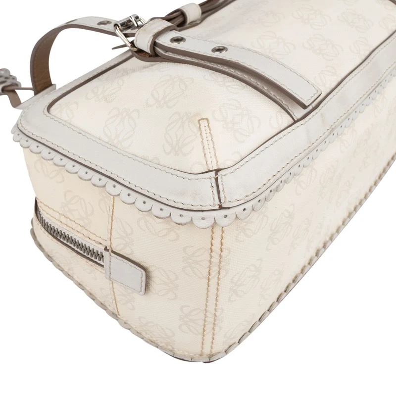 Loewe Anagram Canvas Senda Shoulder Bag