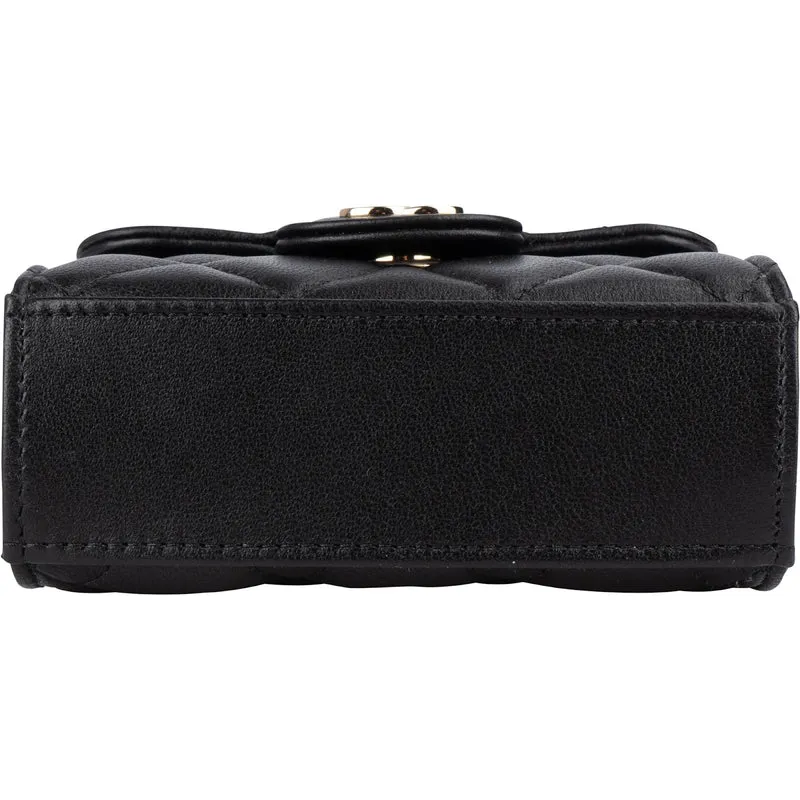 Chanel Quilted Lambskin Mini Single Flap with Top Handle Crossbody Bag
