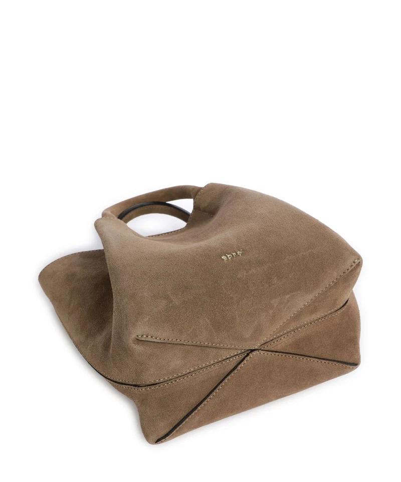 Abro Suede Essential Small Handtasche khaki
