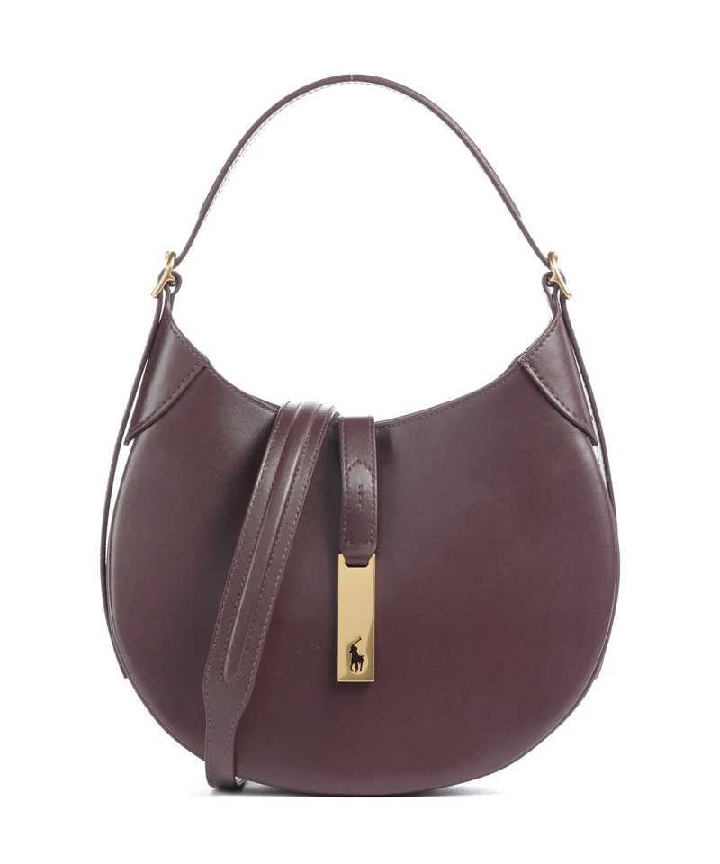 Polo Ralph Lauren ID Collection Small Schultertasche midnight merlot