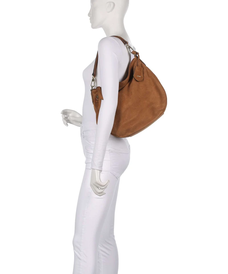 Abro Suede Juna Small Beuteltasche cuoio