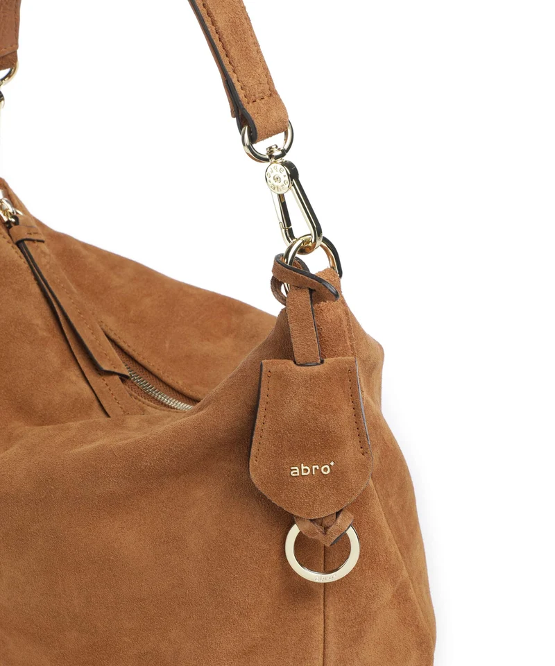 Abro Suede Juna Small Beuteltasche cuoio