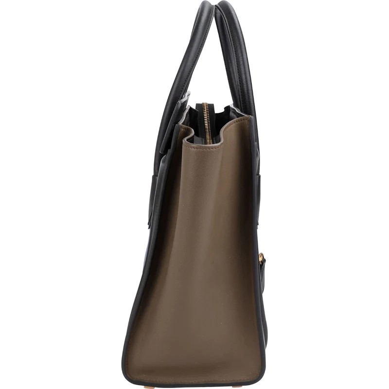 Céline Tricolor Leather Luggage Handbag