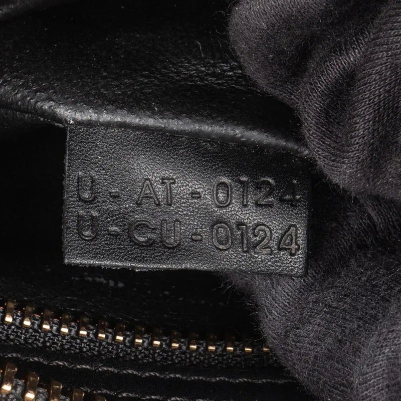 Céline Tricolor Leather Luggage Handbag
