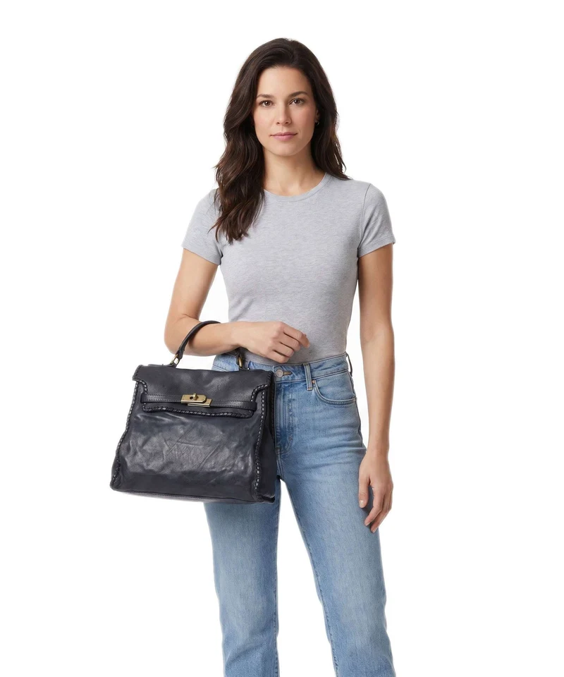 Campomaggi Handtasche blue