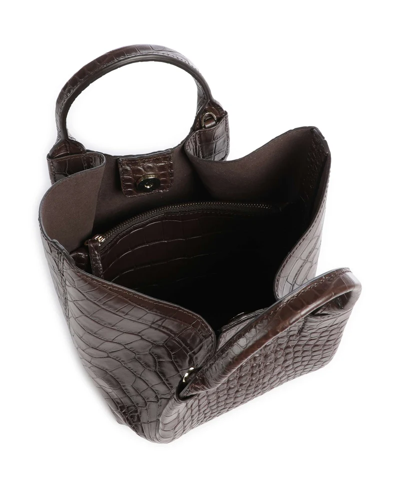 Abro Cocco Mondial Essential Small Handtasche dark brown