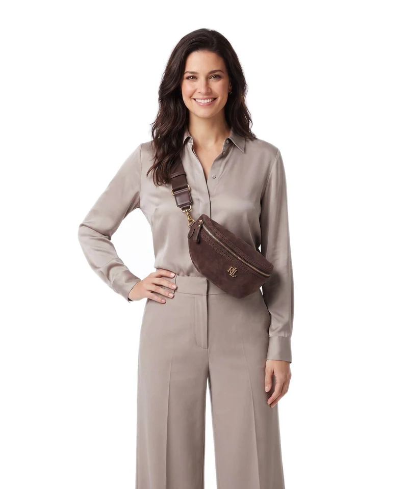 Lauren Ralph Lauren Marcy Gürteltasche chestnut brown