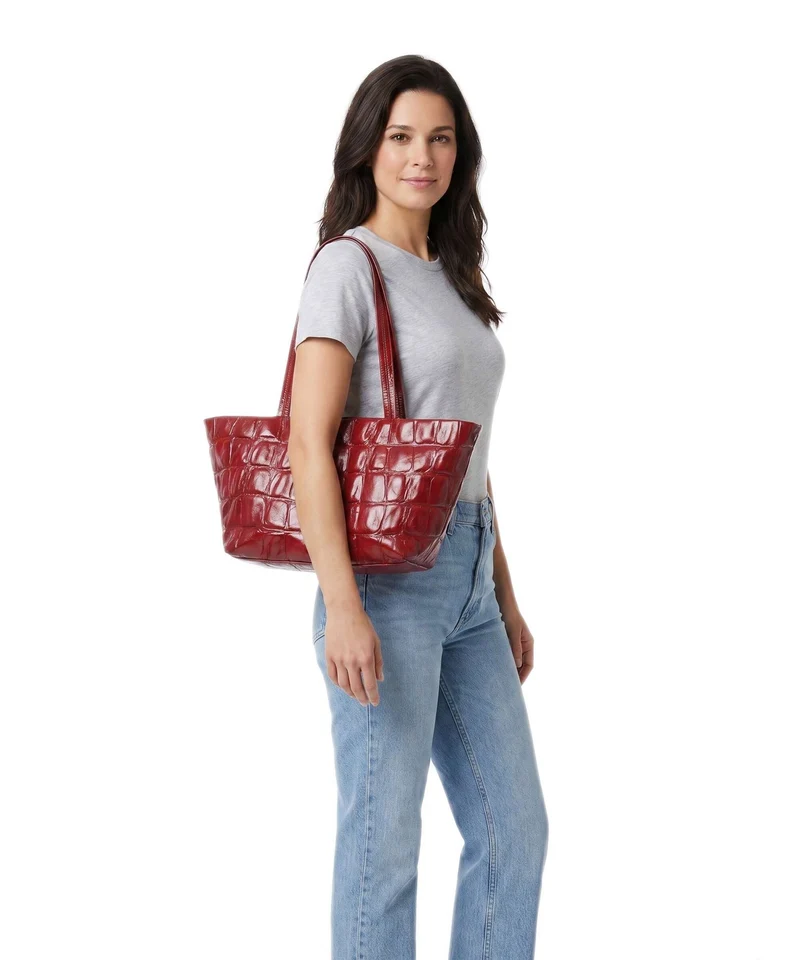 Abro Maxxi Cocco Alba Schultertasche ruby